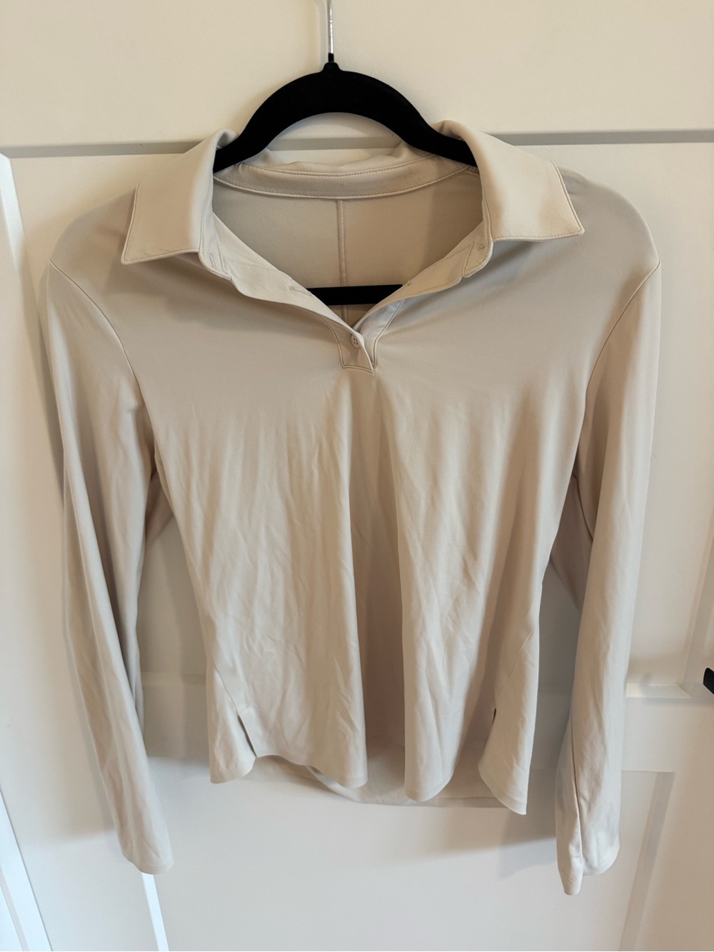 Rhone Course to Court Long Sleeve Polo Ivory Women’s Estimated XS Golf Tennis